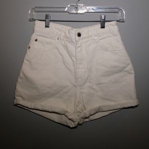 Cheap Monday White Jean Shorts